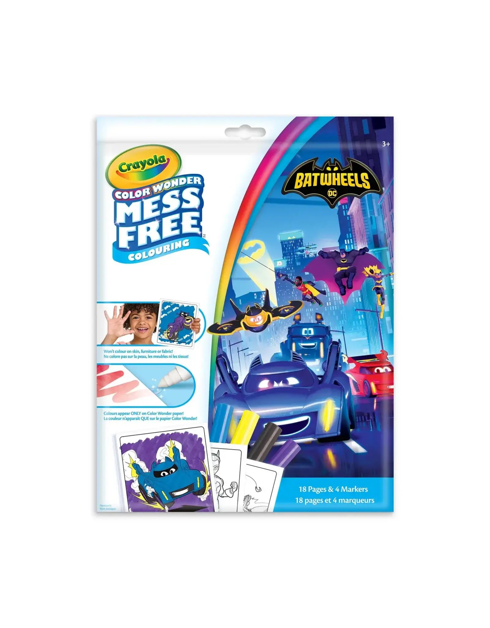 Crayola Crayola Batwheels Color Wonder Mess-Free Colouring Pages & Mini Markers