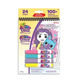 Crayola Crayola Gabby's Dollhouse Colour & Erase Reusable Sticker Activity Pad