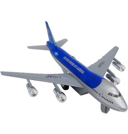 Daron Die Cast Jumbo Jet Pull Back Toy