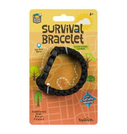 Toysmith Survival Bracelet With Whistle