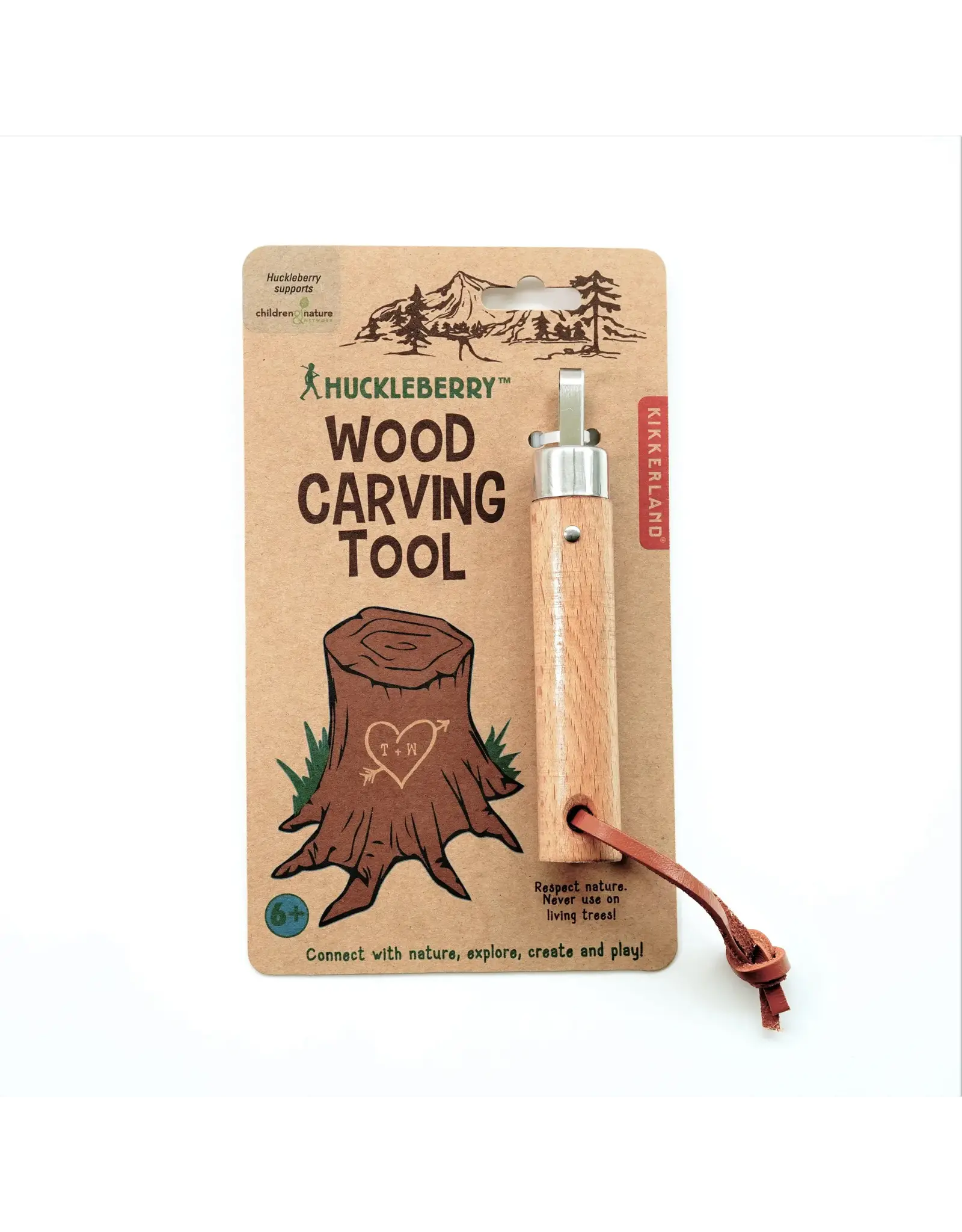 Kikkerland Huckleberry Wood Carving Tool