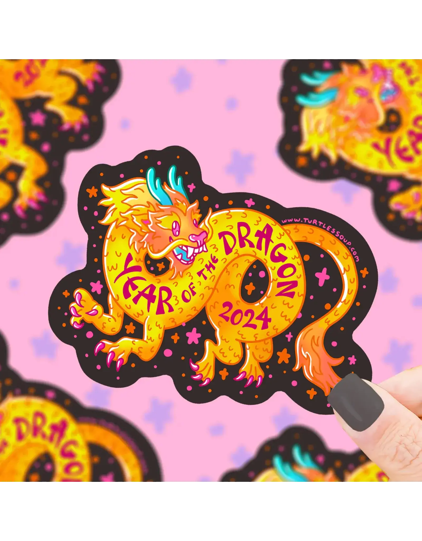 Turtle's Soup Year Of The Dragon 2024 Vinyl Sticker