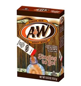 A&W Singles To Go Root Beer