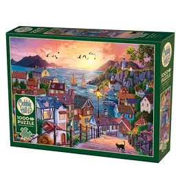 Cobble Hill Coastal Town at Sunset 1000pc
