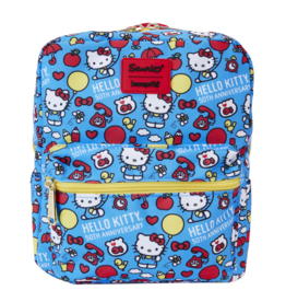 Loungefly Sanrio Hello Kitty 50th Anniversary All-Over Print Nylon Square Mini Backpack
