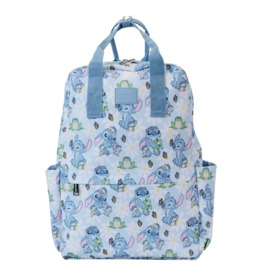 Loungefly Stitch Springtime Daisy All-Over Print Nylon Full-Size Backpack
