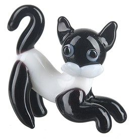 Ganz Miniature World - Black/White Cat