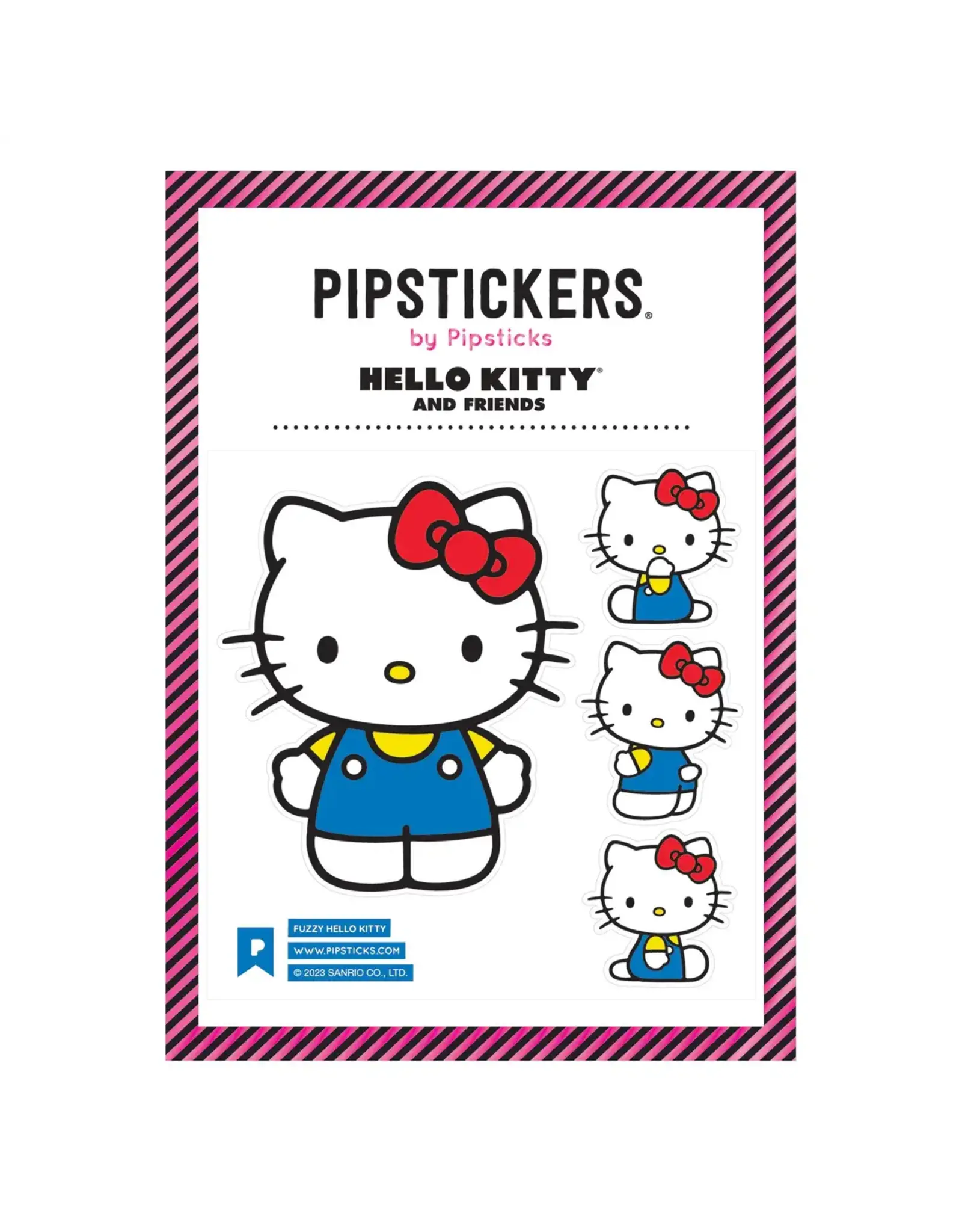 Pipsticks Fuzzy Hello Kitty Sticker