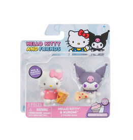 Hello Kitty and Friends 2 Figure Pack - Hello Kitty & Kuromi (Pie & Pizza)