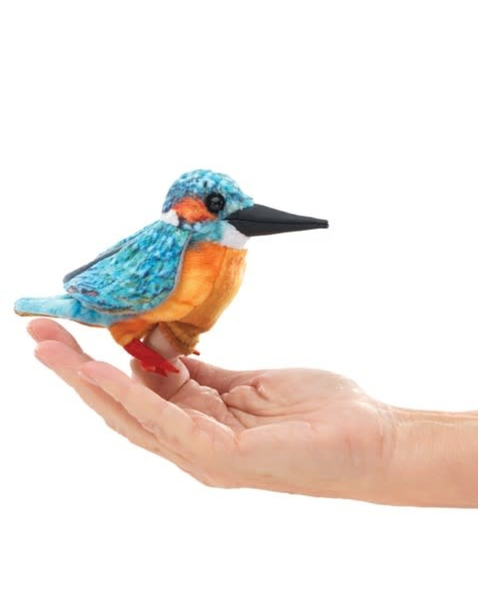 Folkmanis Folkmanis Mini Common Kingfisher Finger Puppet