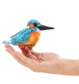 Folkmanis Folkmanis Mini Common Kingfisher Finger Puppet