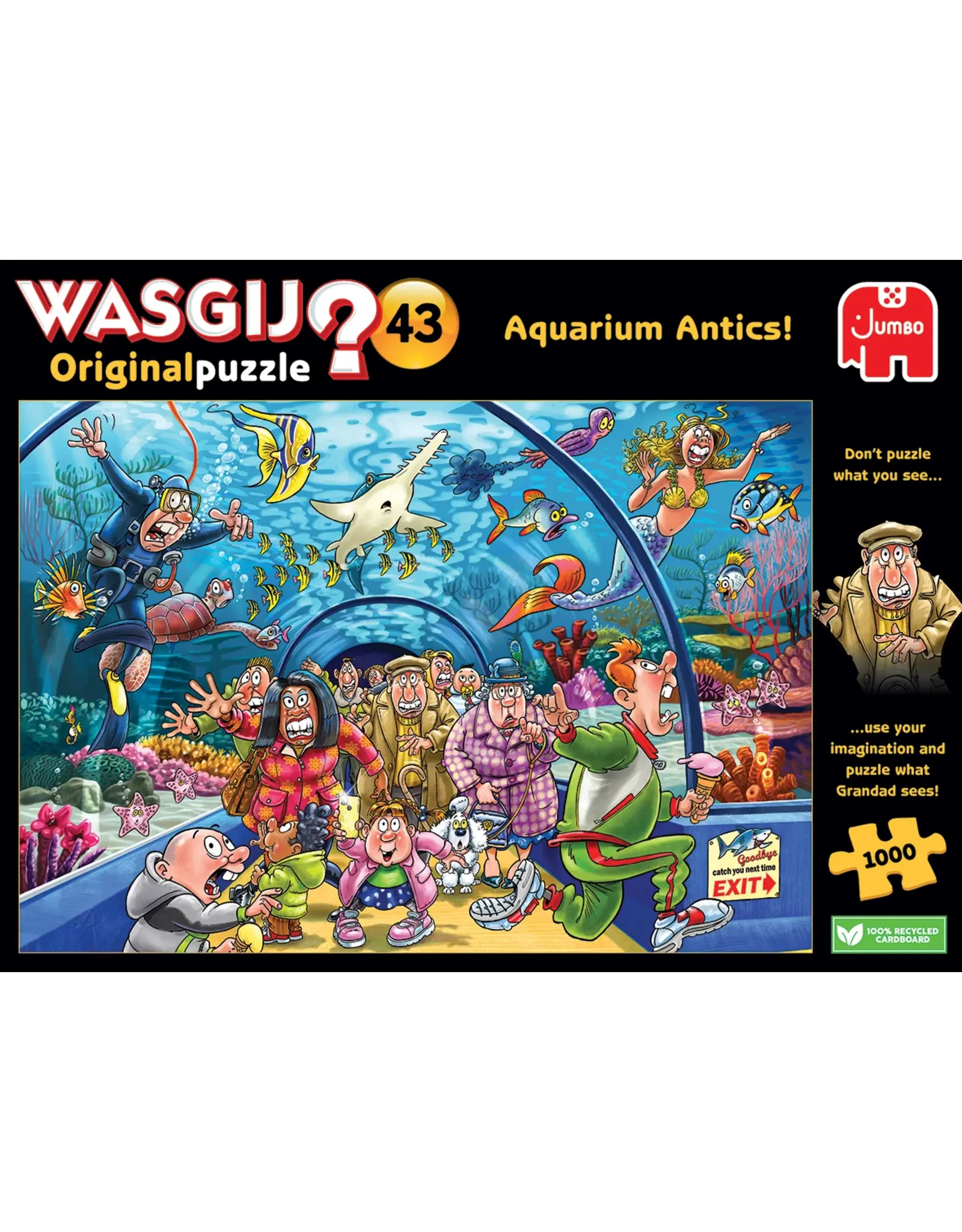 Jumbo Wasgij Original #43 - Aquarium Antics! 1000pc