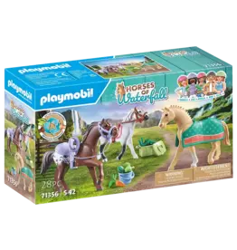Playmobil Three Horses with Saddles