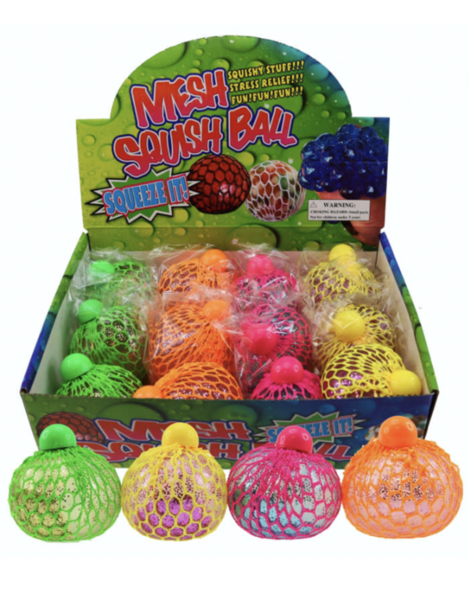 Large Sprinkle Neon Mesh Ball