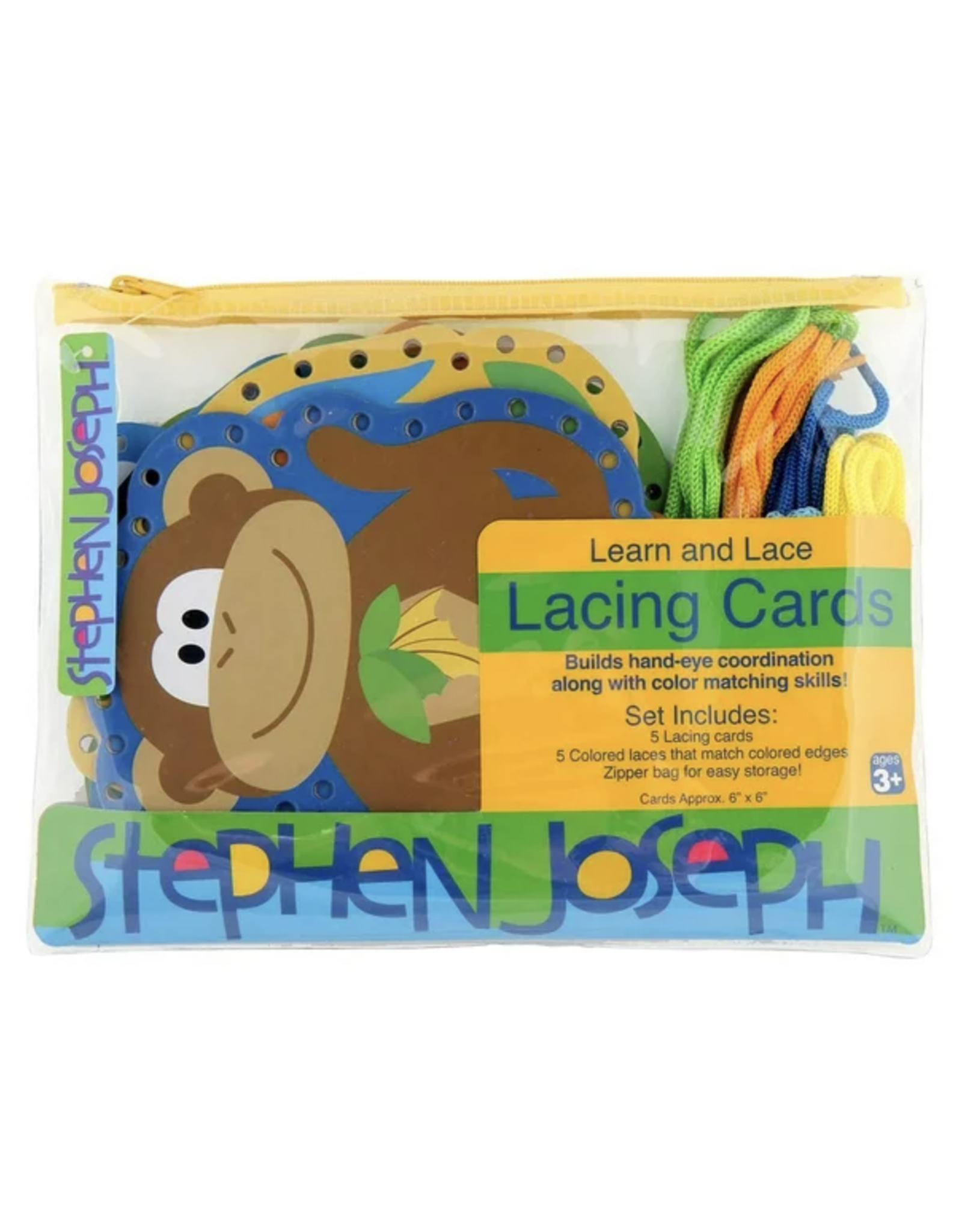 Stephen Joseph Lacing Cards - Zoo