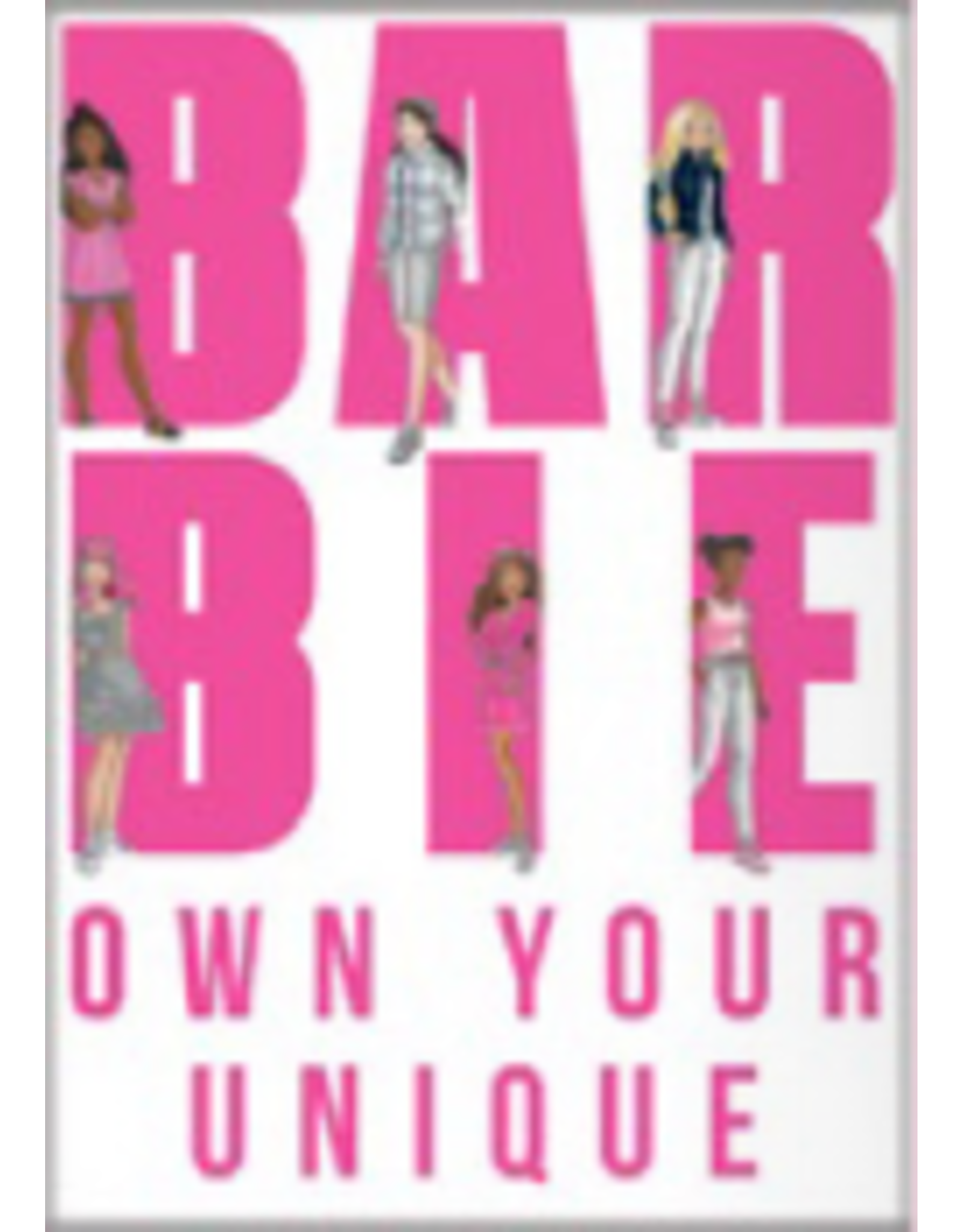 Barbie Own Your Unique Flat Magnet