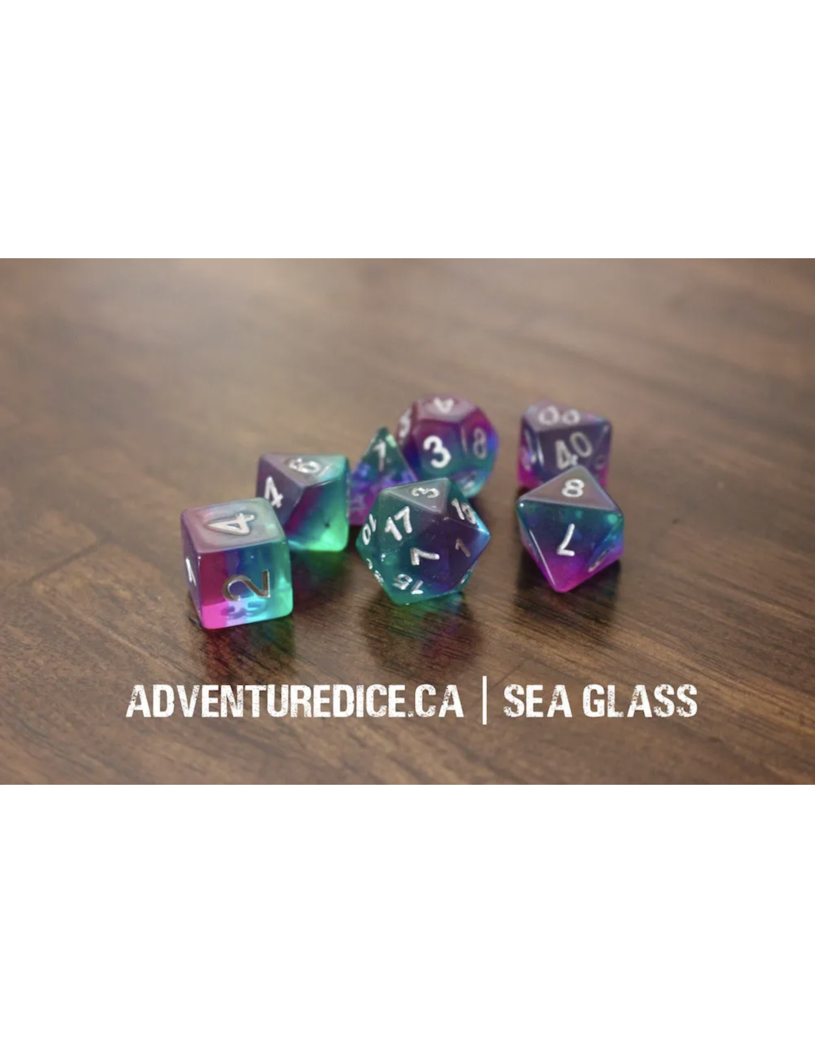 Adventure Dice Sea Glass Dice Set