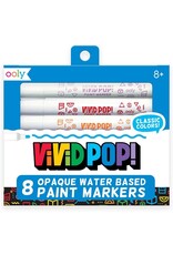 Ooly Vivid Pop! Water Based Paint Markers - 8 Pack