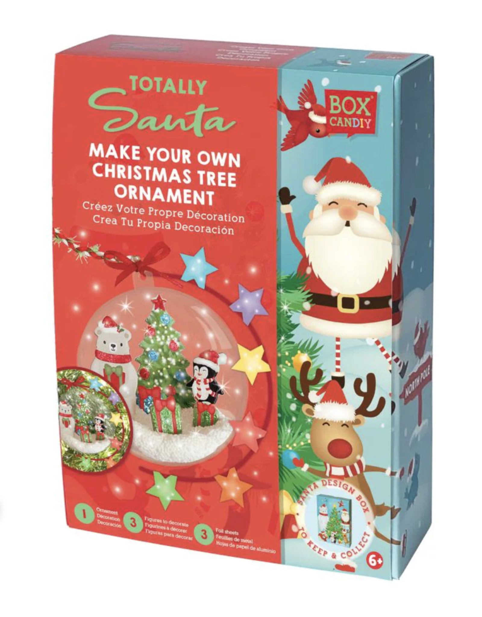 Totally Santa - Christmas Tree Ornament Art Set