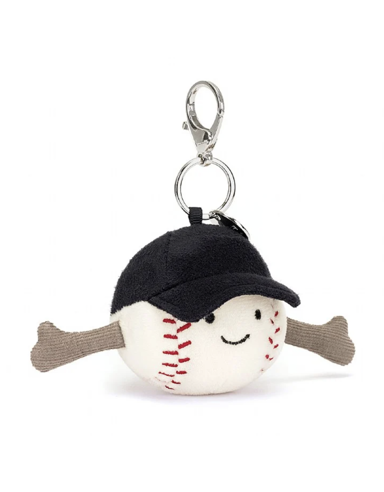 Jellycat Jellycat Amuseables Sports Baseball Bag Charm