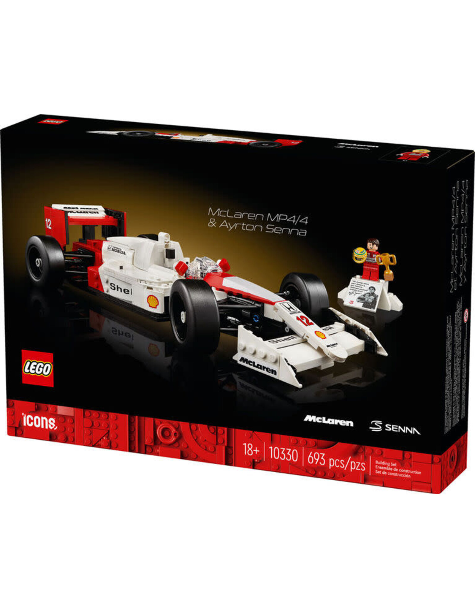Lego McLaren MP4/4 & Ayrton Senna