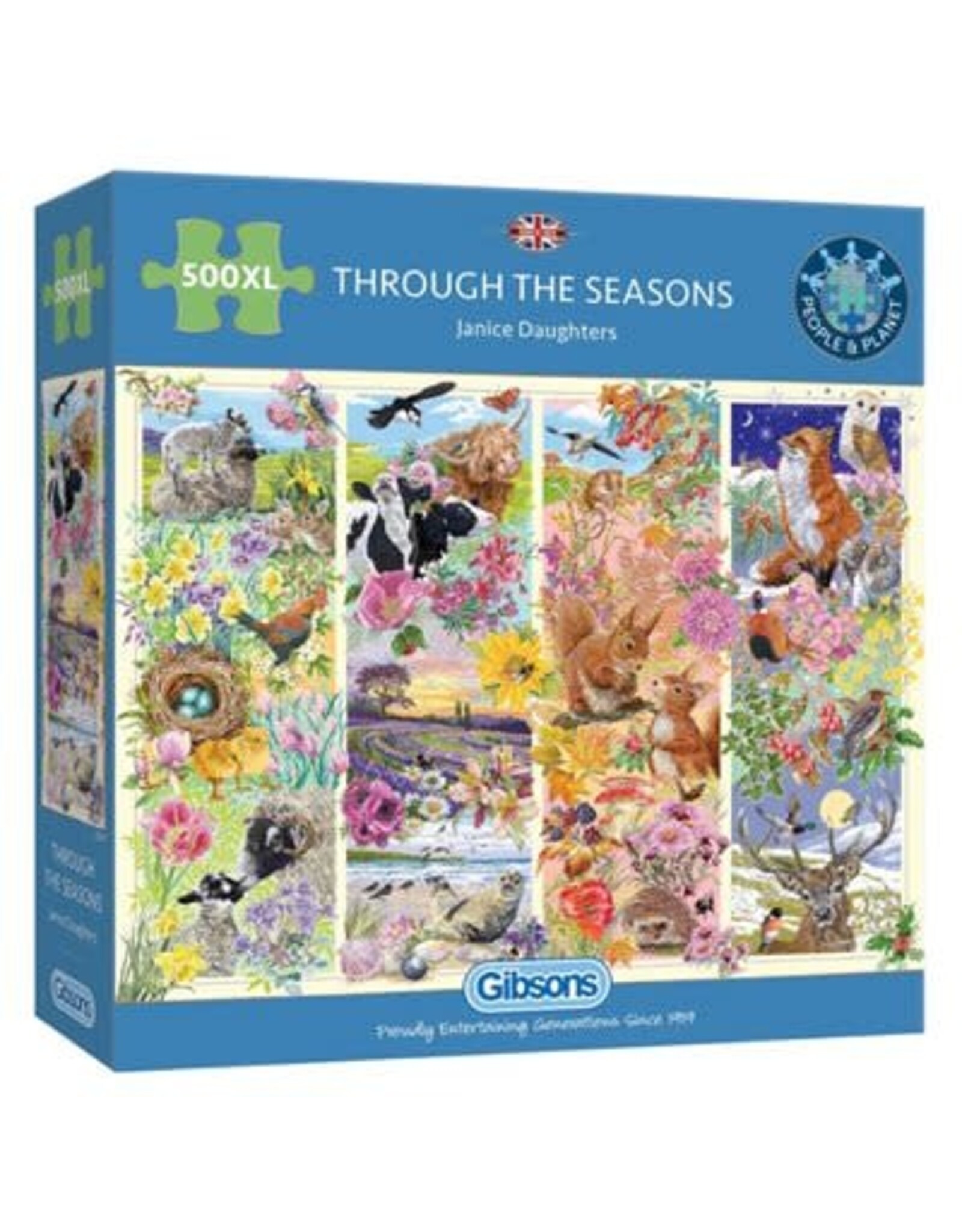 Gibsons Through the Seasons 500pc