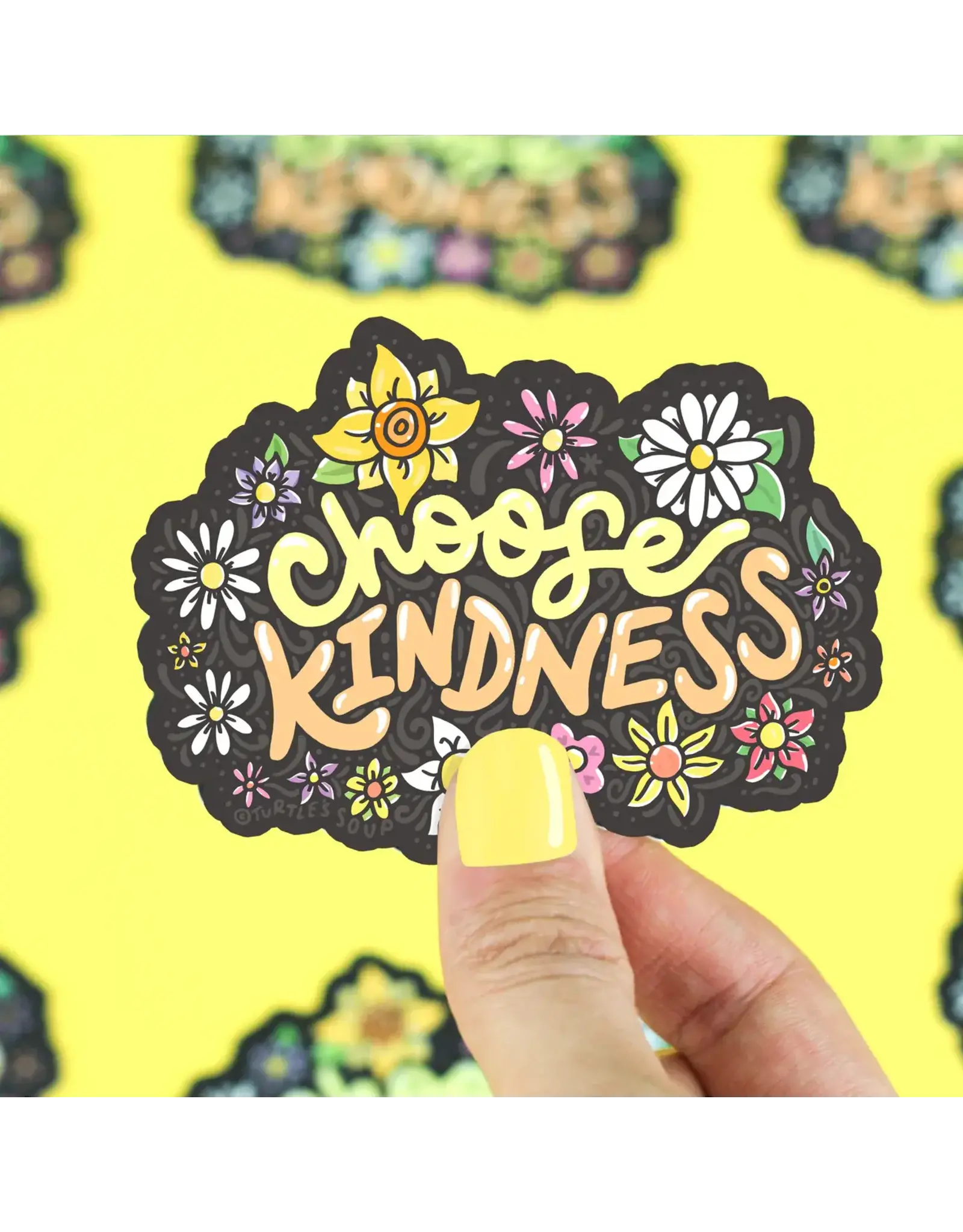 Turtle's Soup Choose Kindness Vinyl Sticker