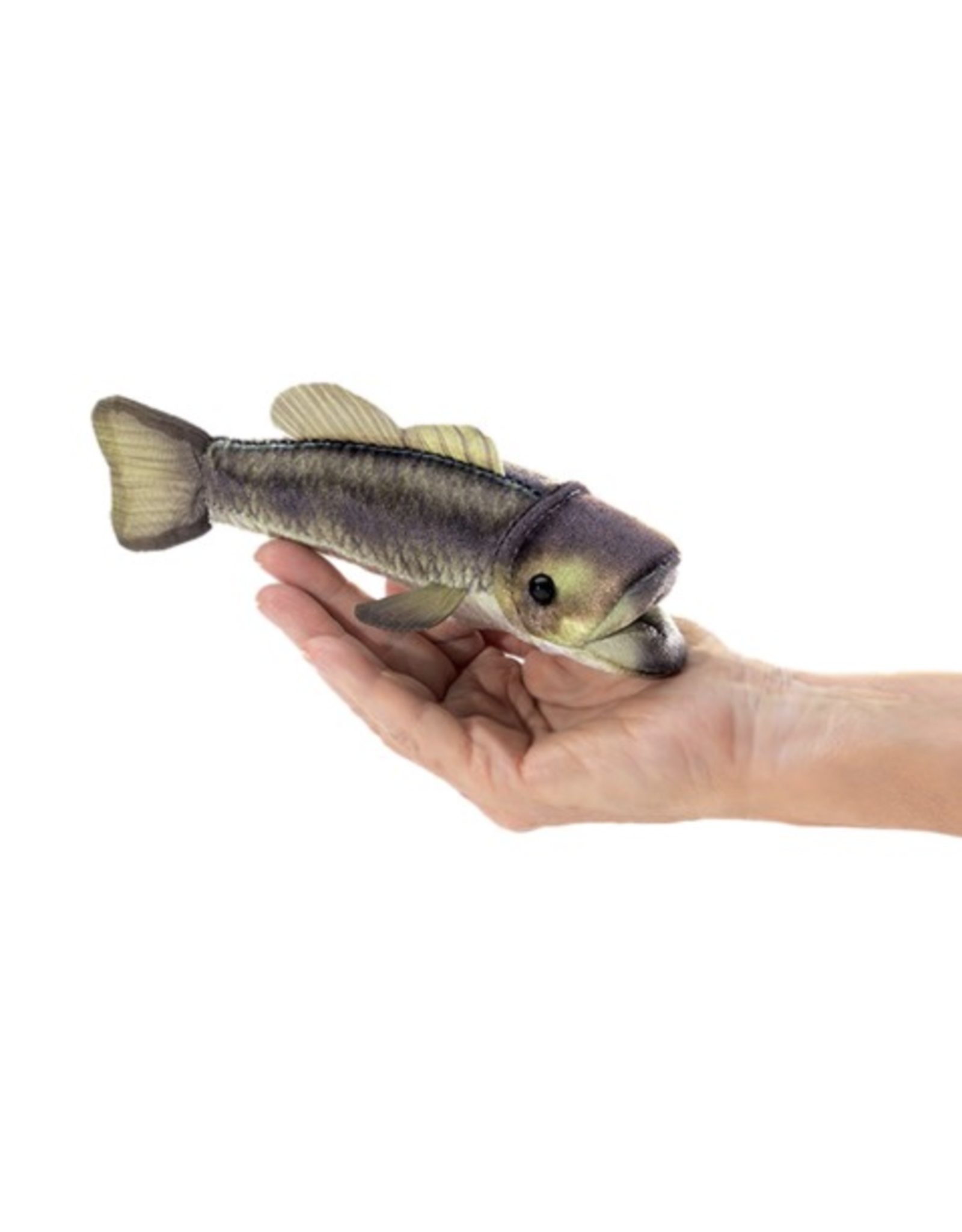 Folkmanis Mini Largemouth Bass Finger Puppet