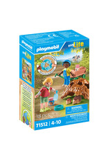 Playmobil Children with Hedgehog Family