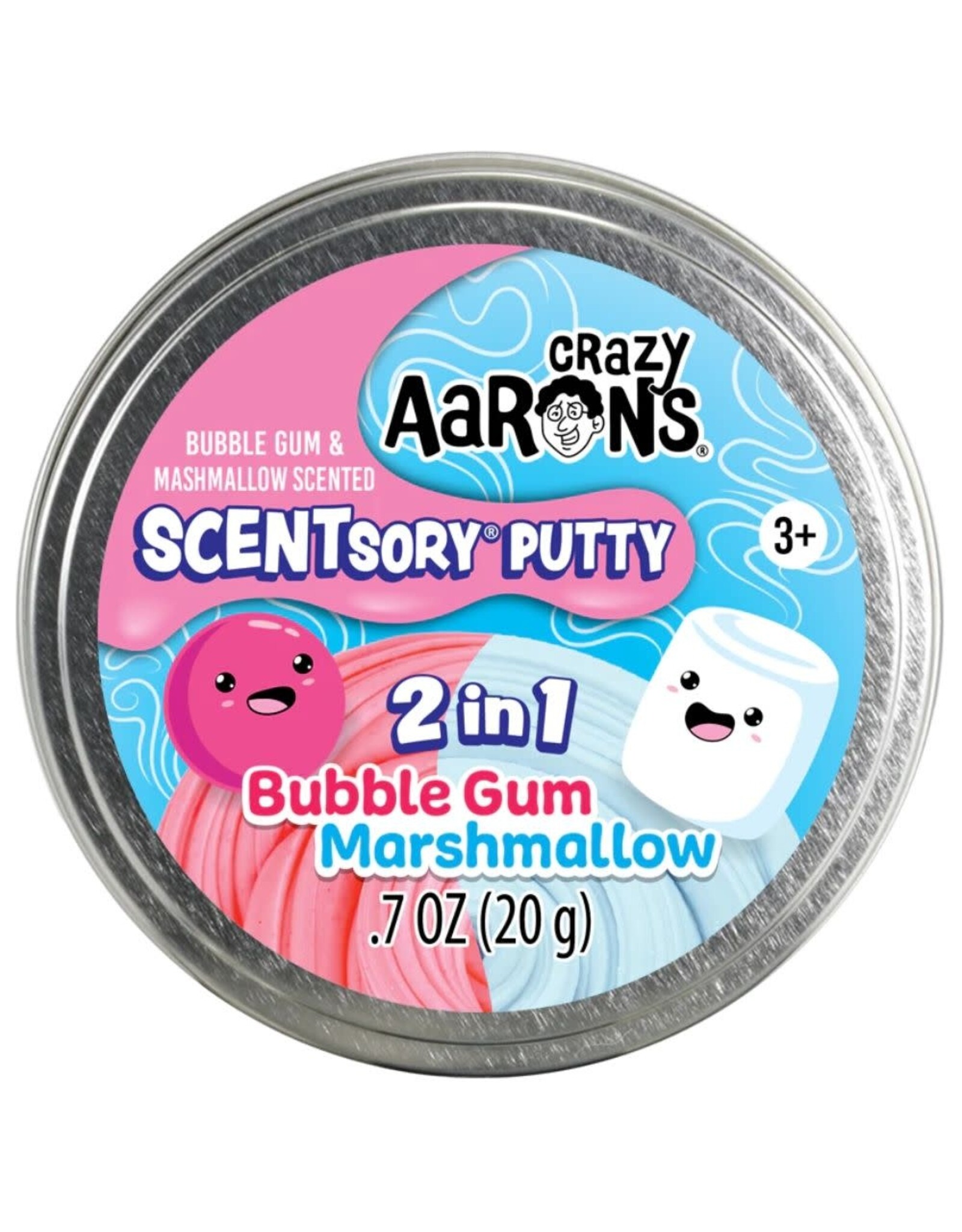 Crazy Aaron's Crazy Aaron's SCENTsory Putty Duo - Bubble Gum & Marshmallow