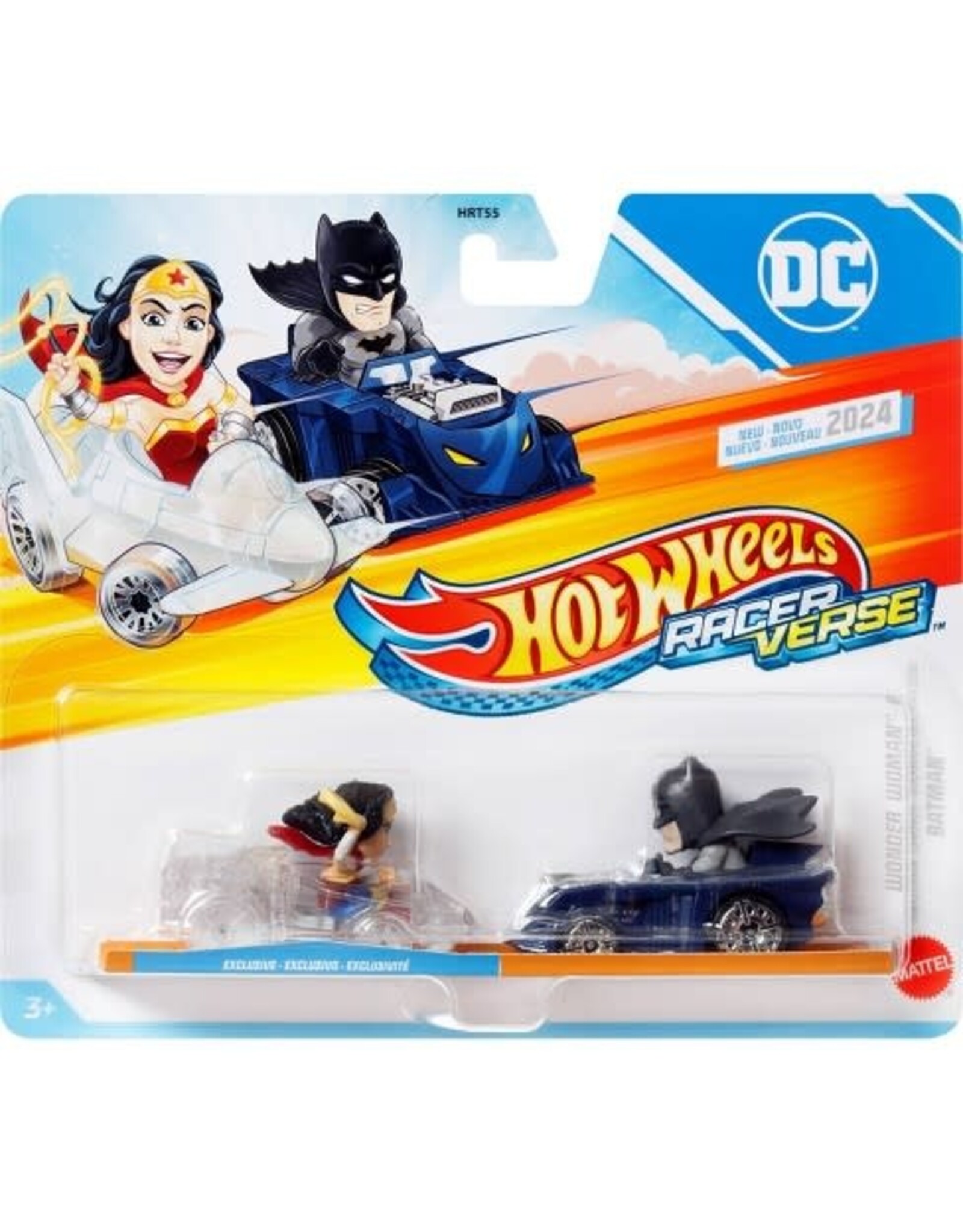 Mattel Hot Wheels RacerVerse - Wonder Woman & Batman