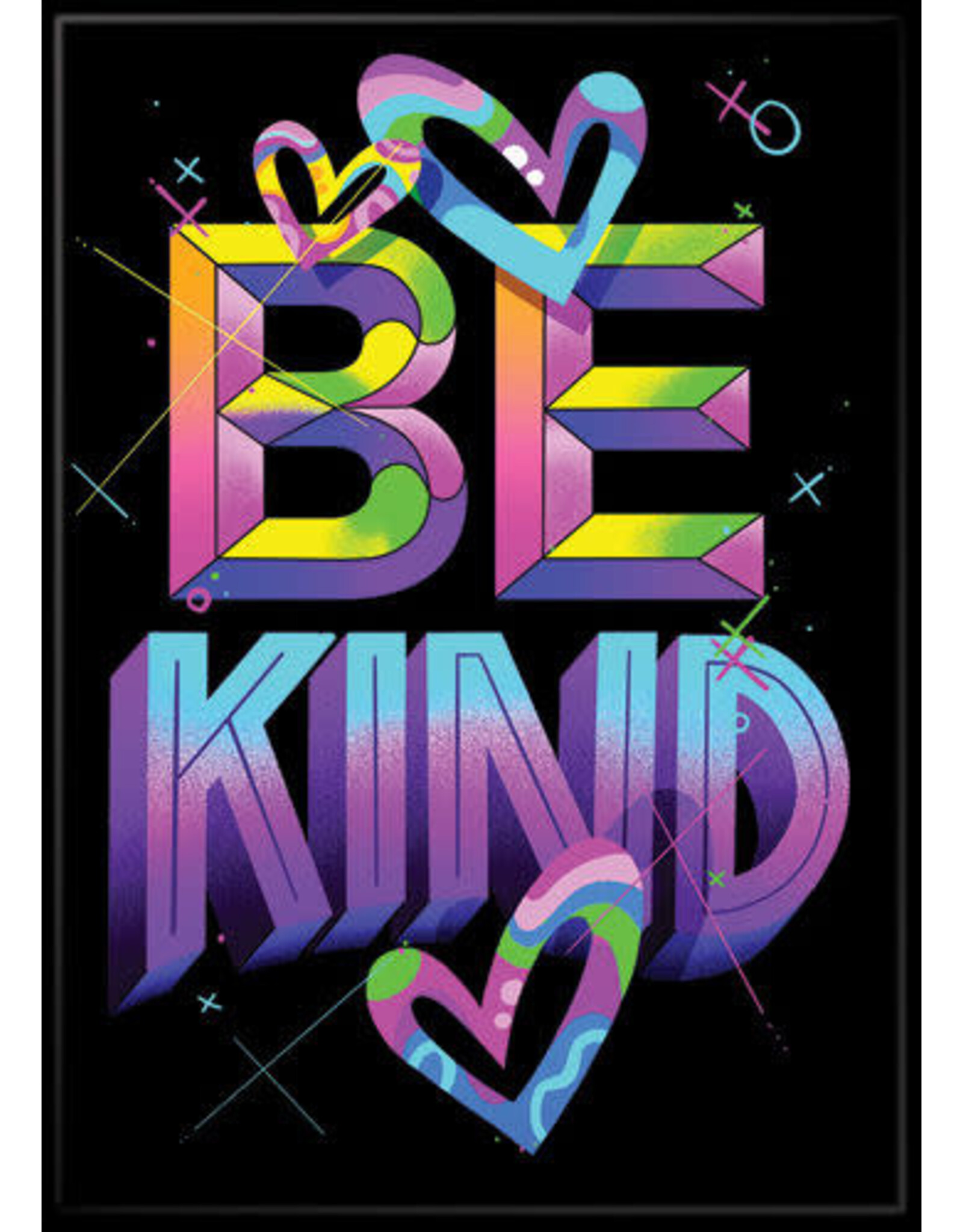 Jnaylor Be Kind Flat Magnet