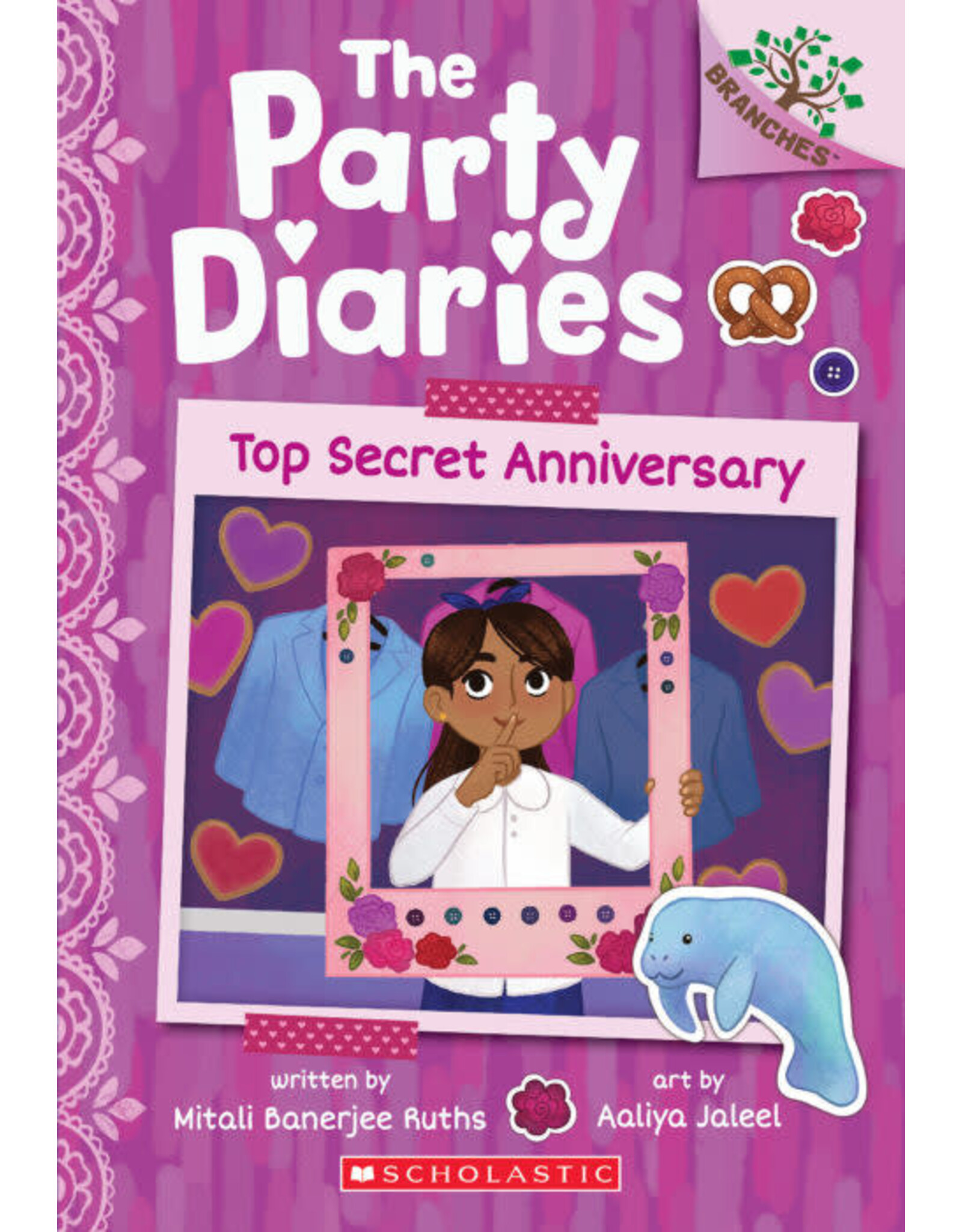 Scholastic The Party Diaries #3: Top Secret Anniversary