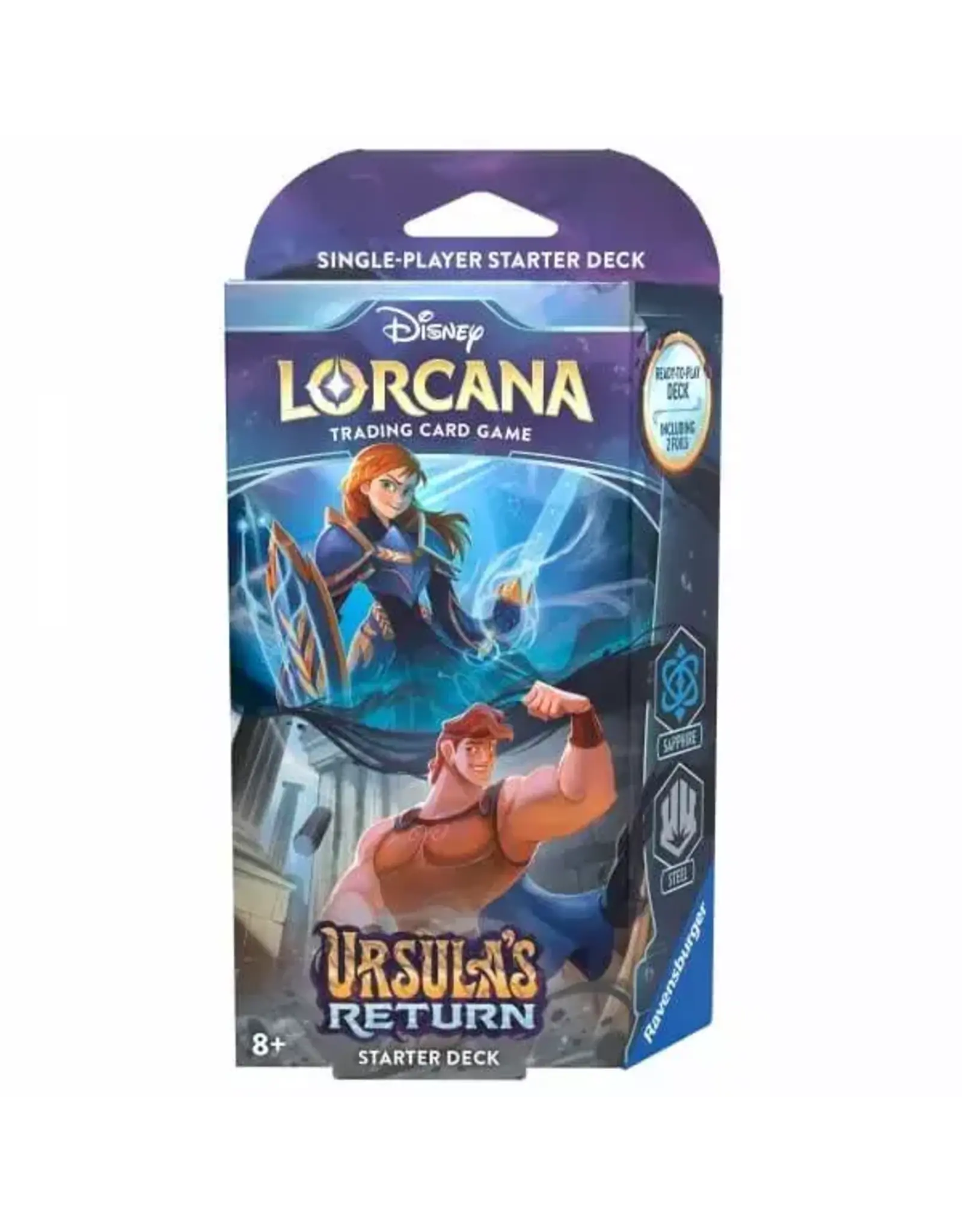Ravensburger Disney Lorcana: Ursula's Return: Starter Deck - Sapphire & Steel