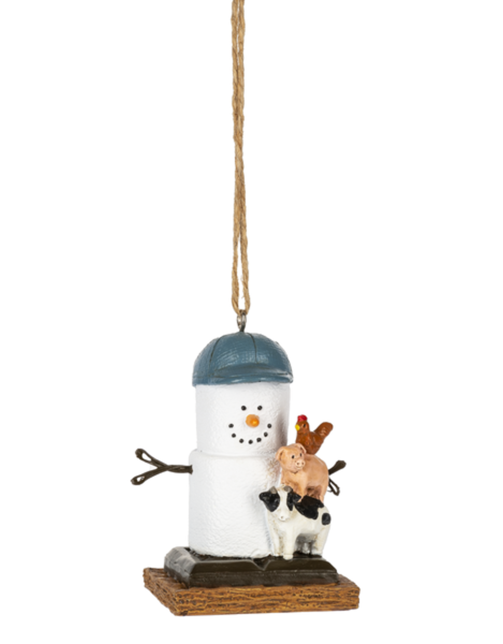 Ganz S'mores Farmer Ornament
