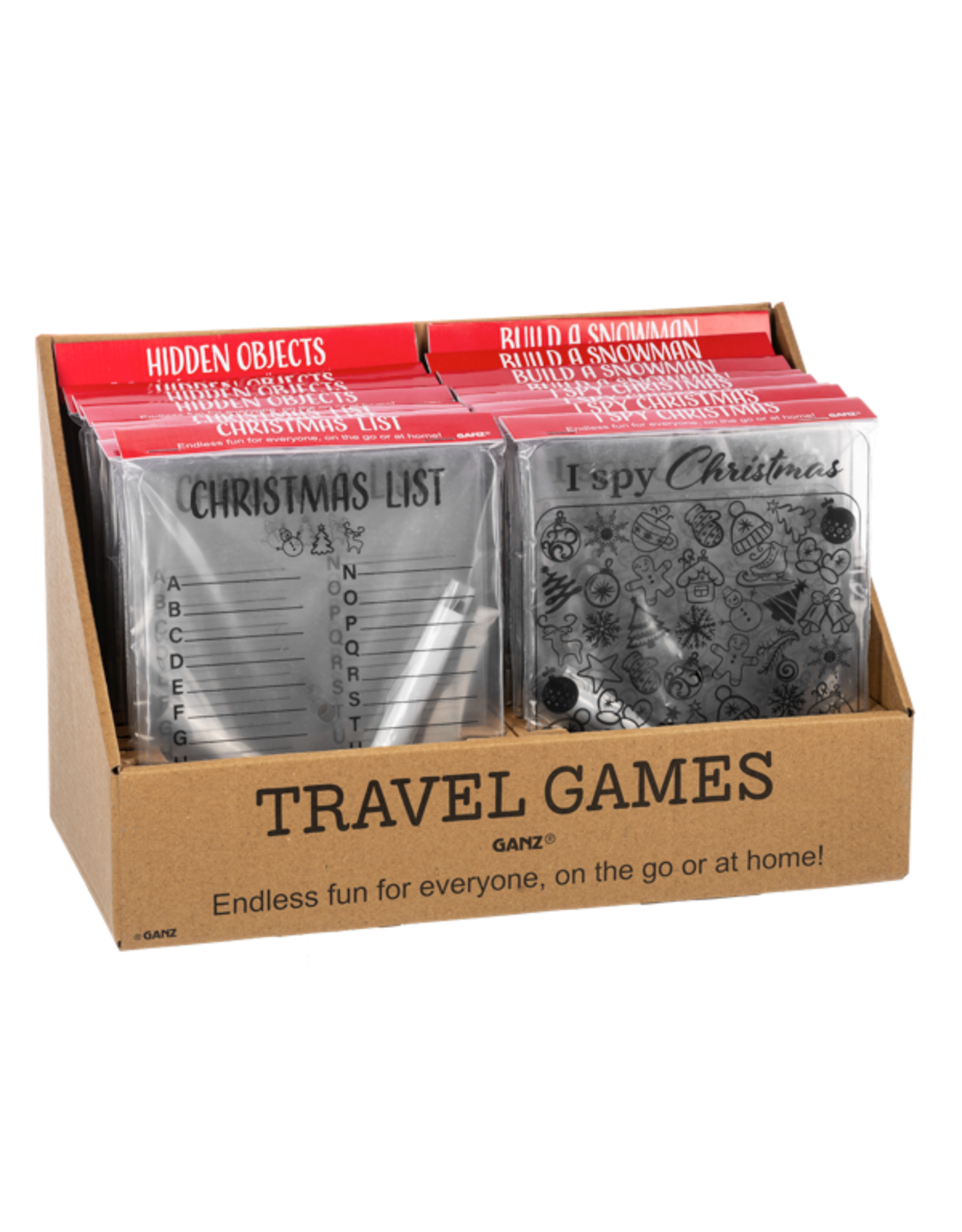 Ganz Christmas Travel Games Assorted