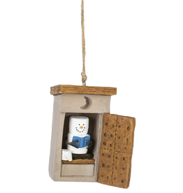 Ganz S'more Outhouse Ornament