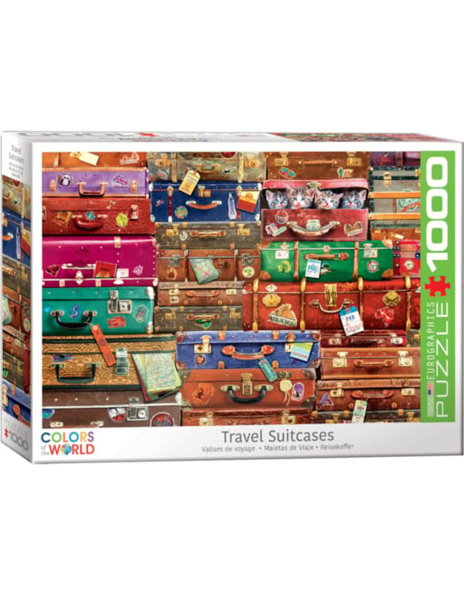 Eurographics Travel Suitcases 1000pc