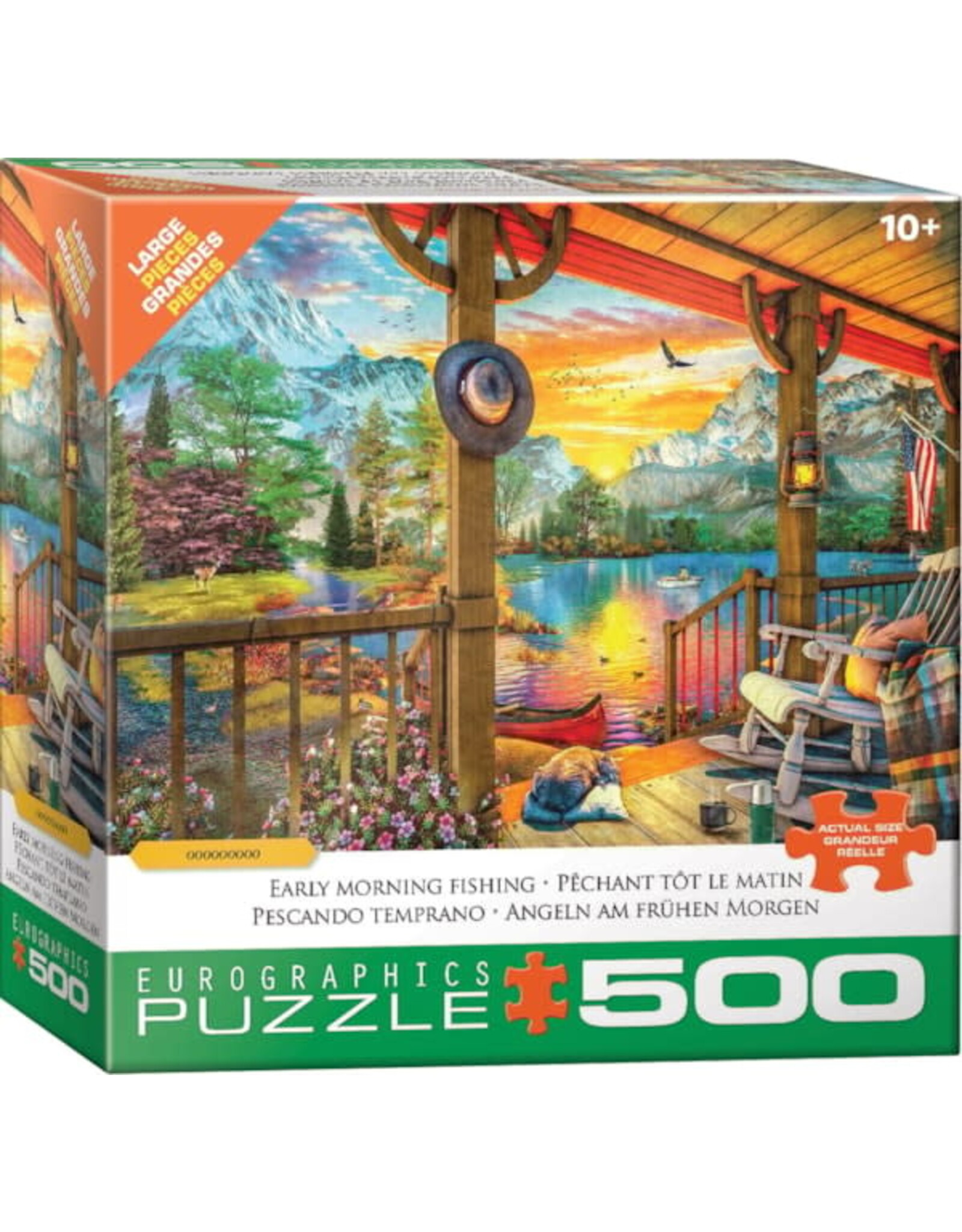 Eurographics Early Morning Fishing 500pc