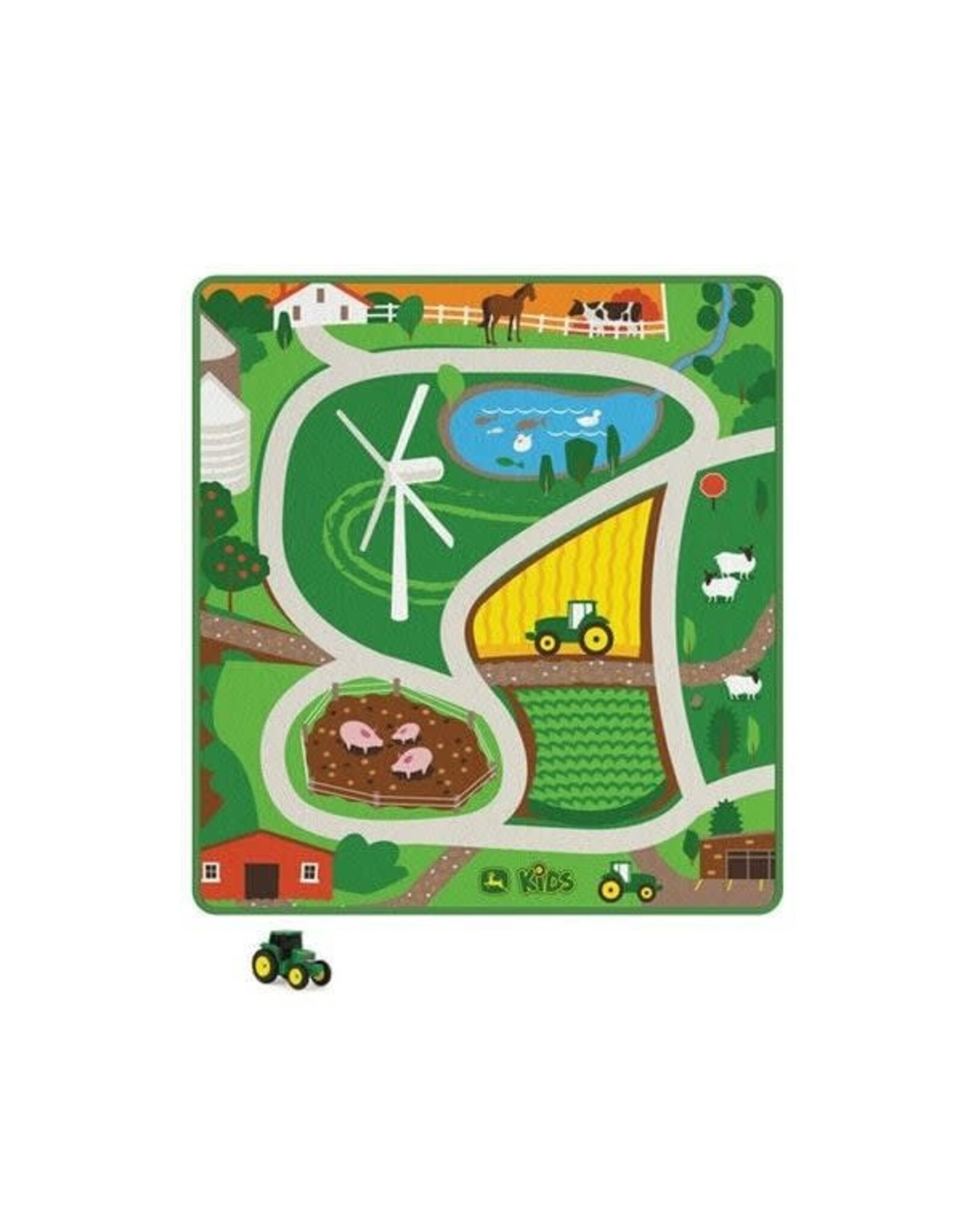 Tomy John Deere Rug Play Mat & Vehicle Assorted