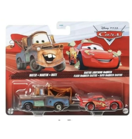 Mattel Disney Cars: Metal 2 Pack - Mater and Cactus Lightning McQueen