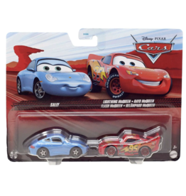 Mattel Disney Cars: Metal 2 Pack - Sally and Lightning McQueen