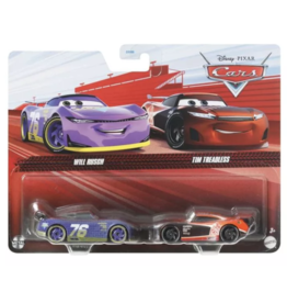 Mattel Disney Cars: Metal 2 Pack - Will Rusch and Tim Treadless