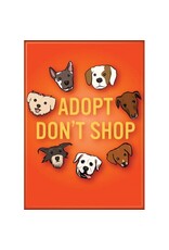 WTIA Adopt Dogs Flat Magnet