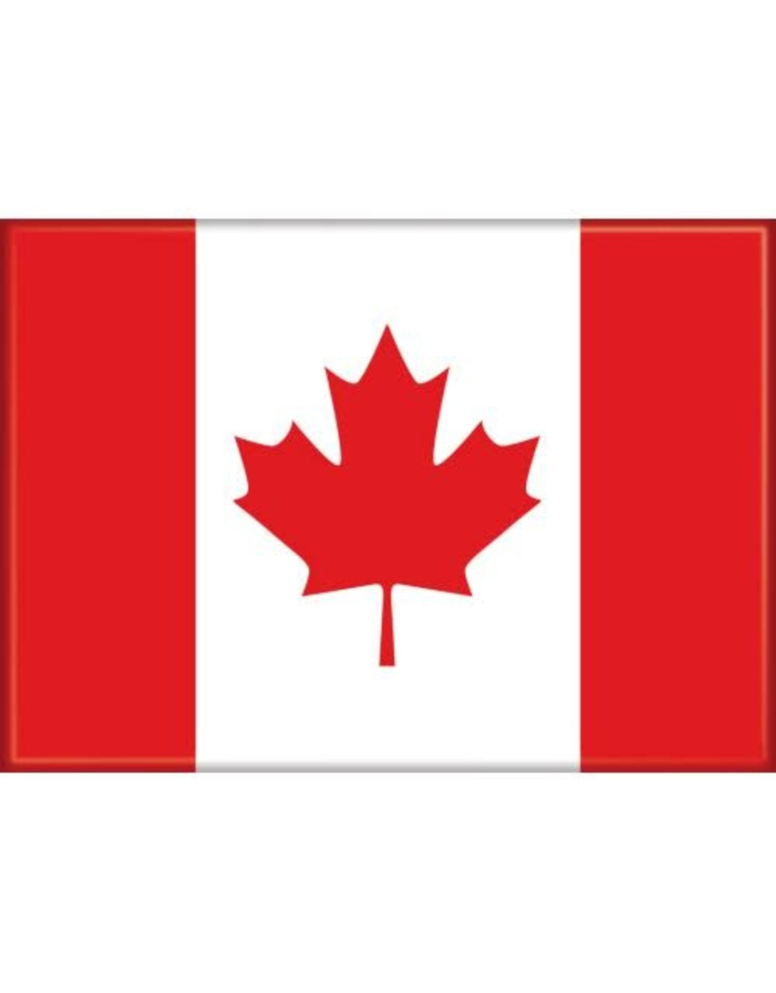 Canadian Flag Flat Magnet