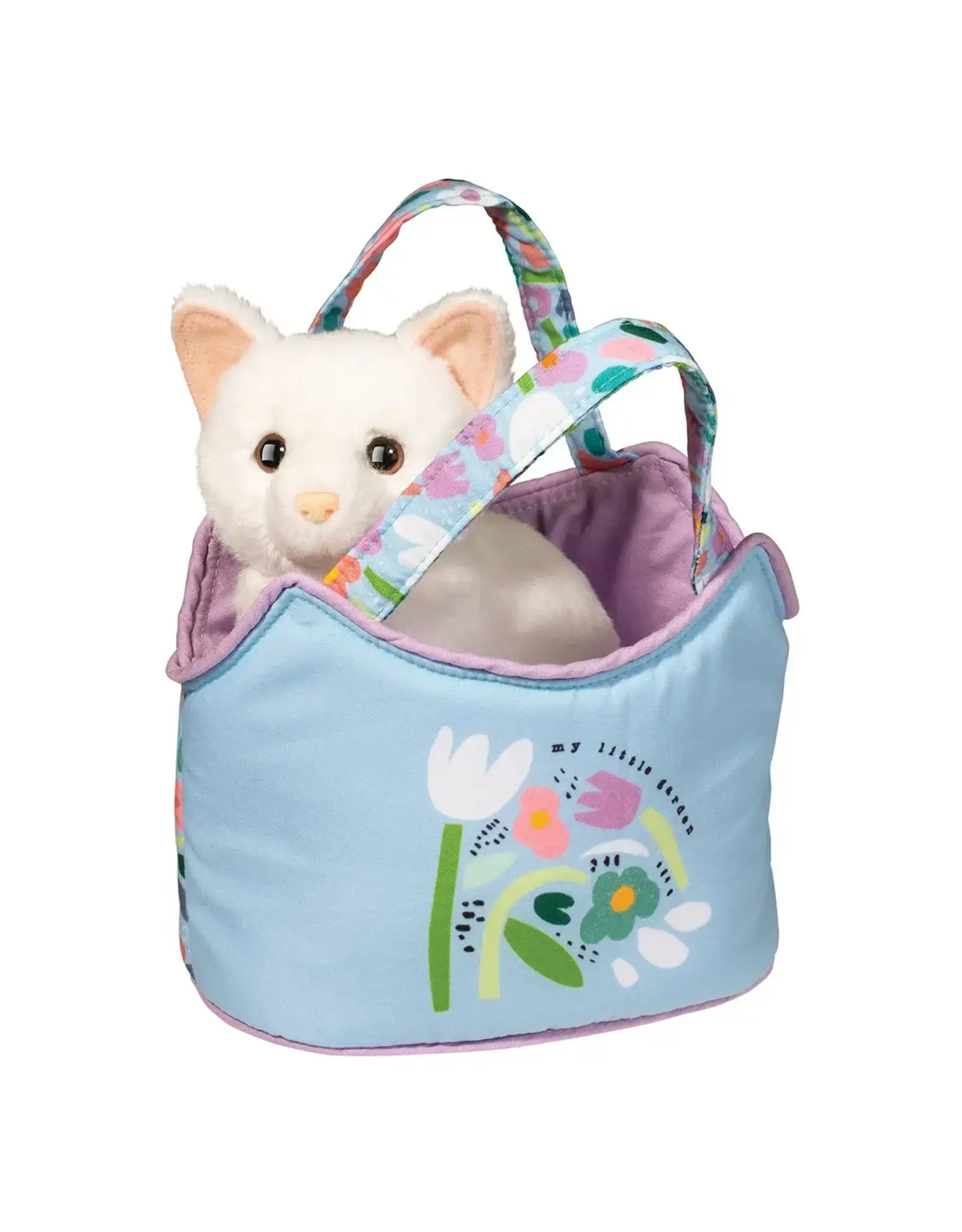 Douglas My Little Garden Sassy Sak with White Cat