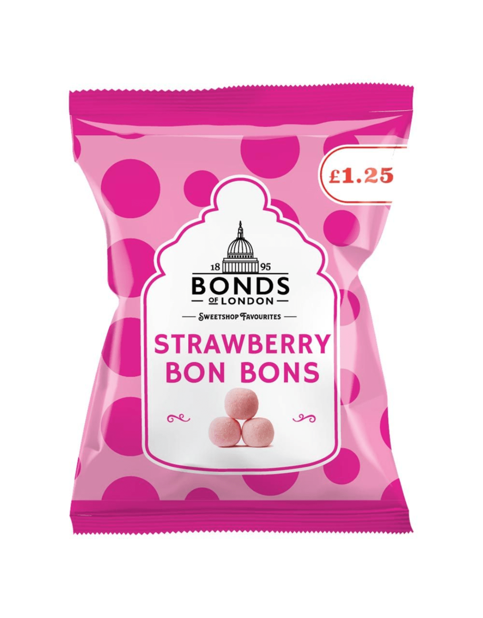 Bonds of London Bonds Strawberry Bonbons (British)