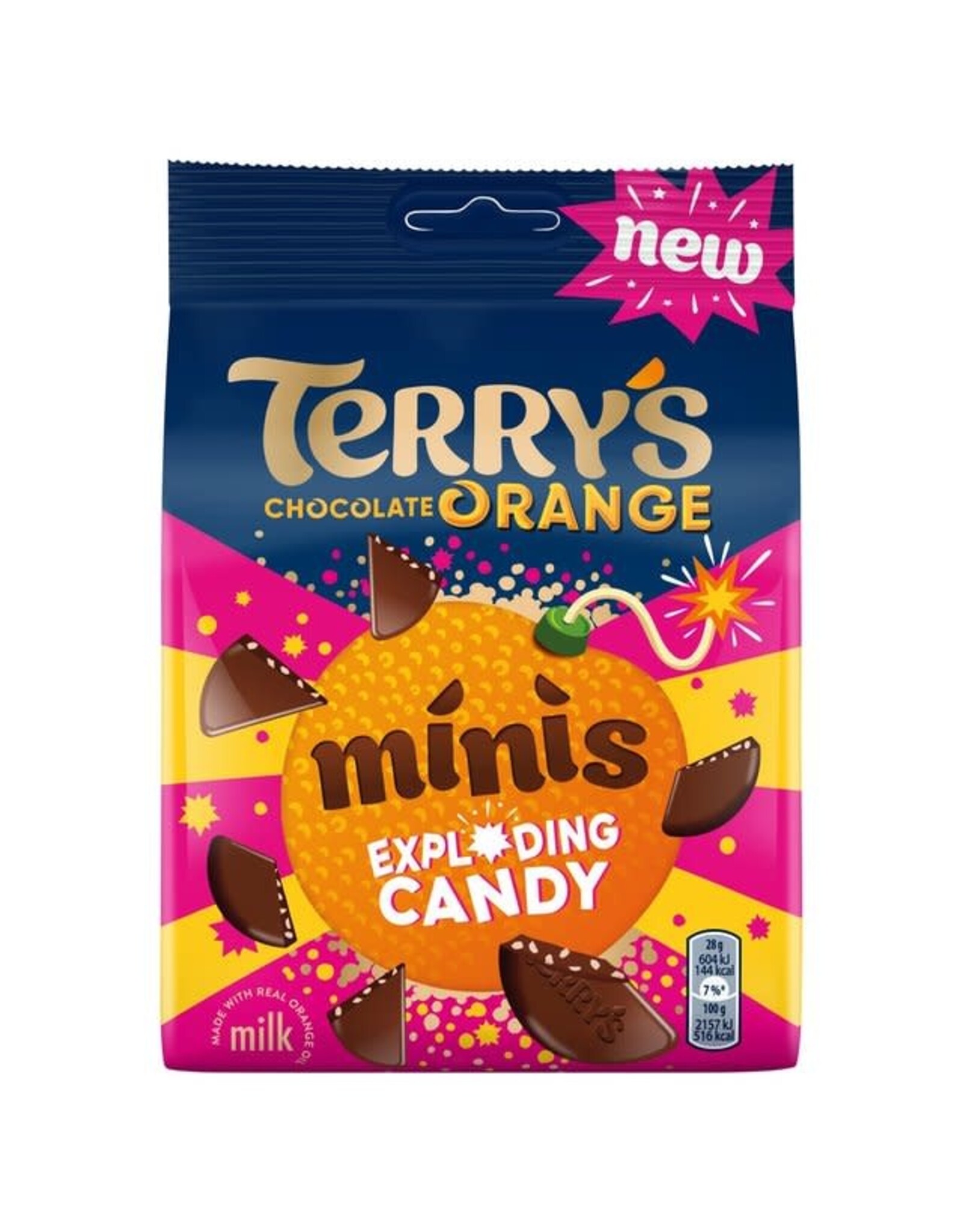 Terry's Chocolate Orange Minis Exploding Candy 150g (British)