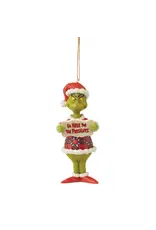 Jim Shore Grinch I'm Here PVC Ornament