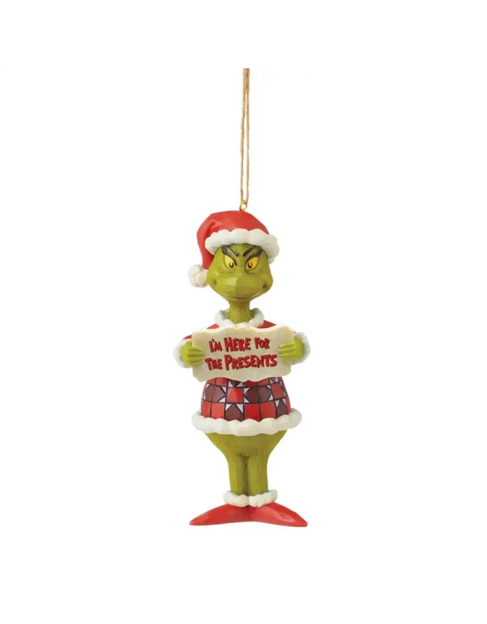 Jim Shore Grinch I'm Here PVC Ornament